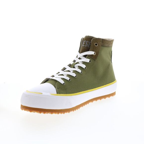 Diesel Mens S-Principia Mid Green Shoes (NWT) - Picture 4 of 7